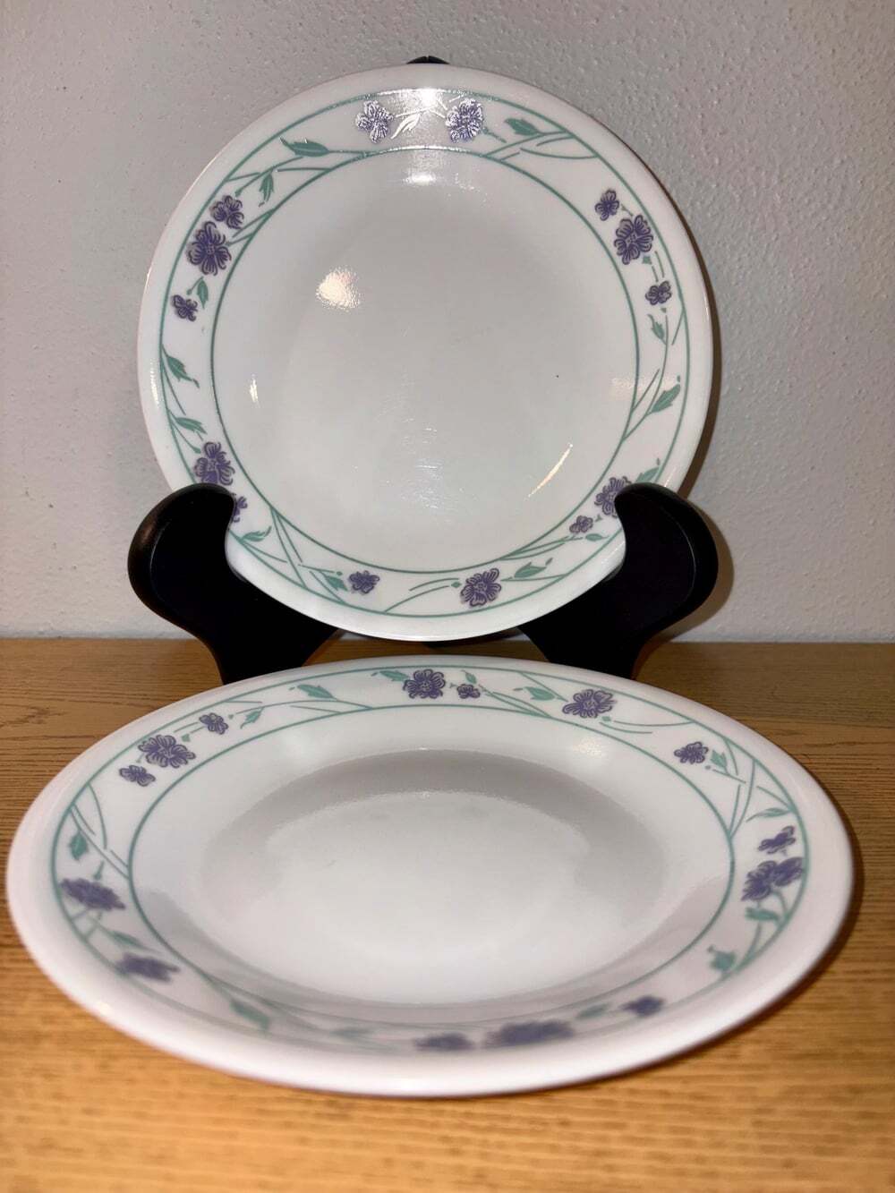 Corelle Simply Spring Bread Plates – Set of 2, 6" Floral Design (2005–2009)